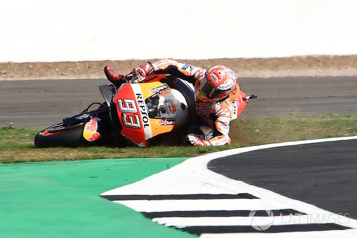 Marc Marquez, Repsol Honda Team crash