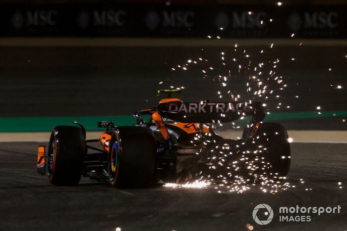 Chispas de Lando Norris, McLaren MCL60