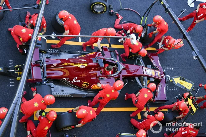 Prove Pit stop della Ferrari 