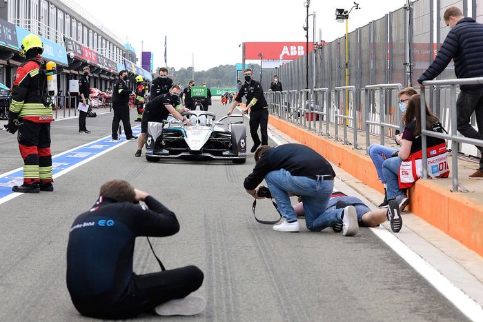 El coche de Nyck de Vries, Mercedes-Benz EQ, Mercedes-Benz EQ Silver Arrow 02