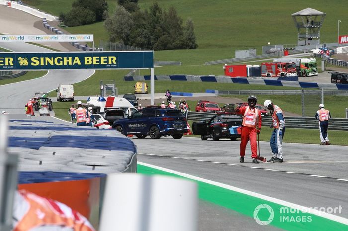Accidente Enea Bastianini, Italtrans Racing Team
