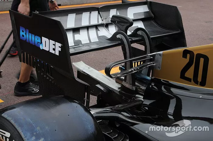 Detalle técnico del Haas