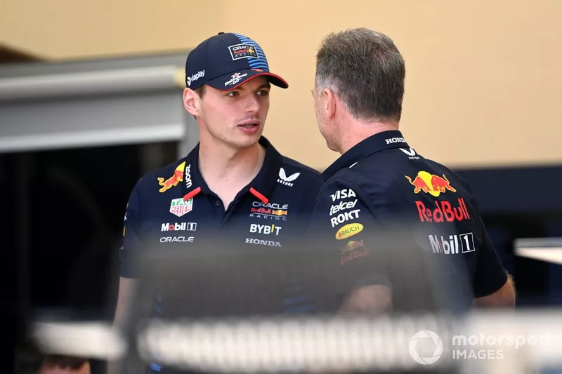 Max Verstappen, Red Bull Racing Christian Horner, directeur d'équipe, Red Bull Racing 