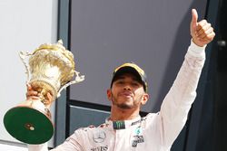 Race winner Lewis Hamilton, Mercedes AMG F1