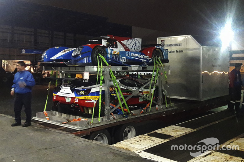 Llegada autos WEC a la Ciudad de México