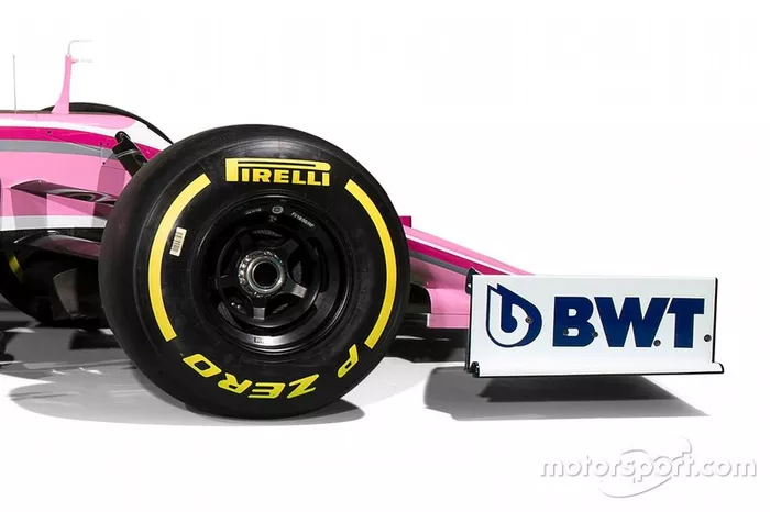 Détail de la livrée Racing Point