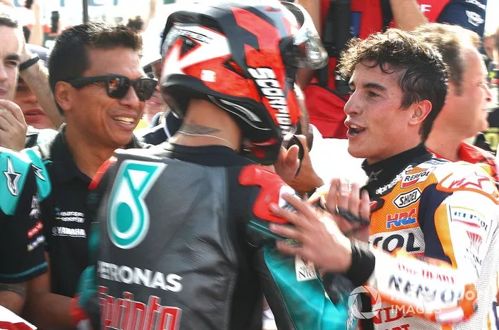 Fabio Quartararo, Petronas Yamaha SRT, Marc Márquez, Repsol Honda Team