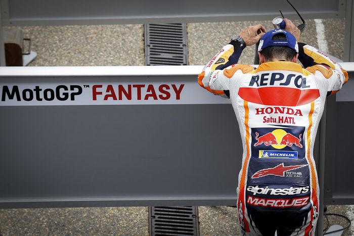 Ganador Marc Márquez, Repsol Honda Team celebra