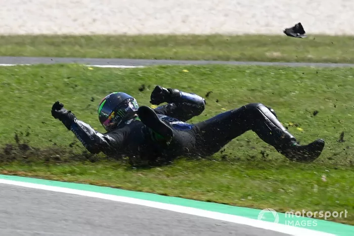 Caída de Franco Morbidelli, Yamaha Factory Racing