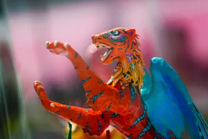 Alebrije de Sebastian Vettel, Ferrari