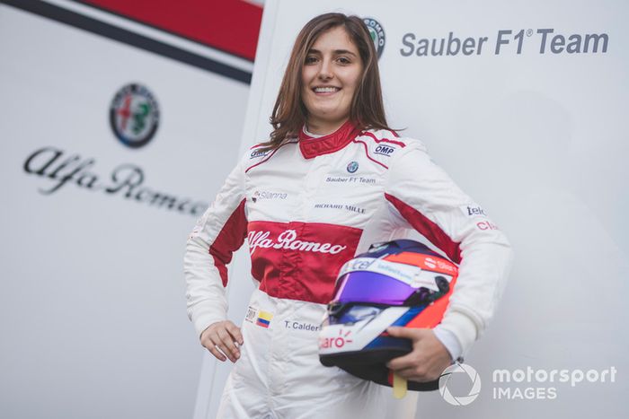 Tatiana Calderón, Sauber piloto de prueba