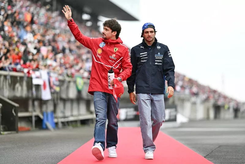 Charles Leclerc, Ferrari, Carlos Sainz, Williams
