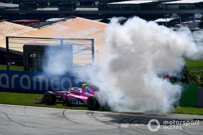 Giuliano Alesi, HWA Racelab, con llamas
