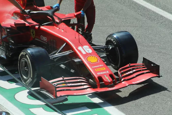 Ferrari SF1000 front wing detail