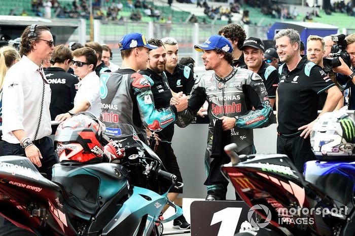 Fabio Quartararo, Petronas Yamaha SRT, Franco Morbidelli, Petronas Yamaha SRT