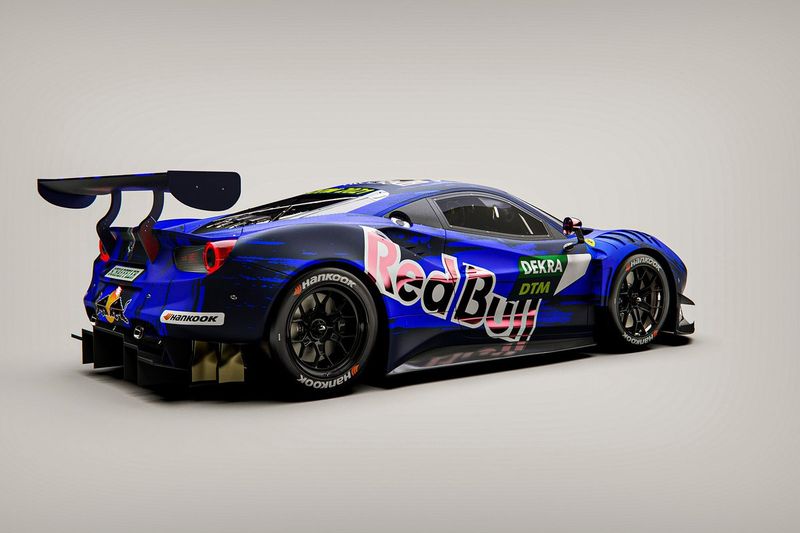 AF Corse Red Bull design for Liam Lawson