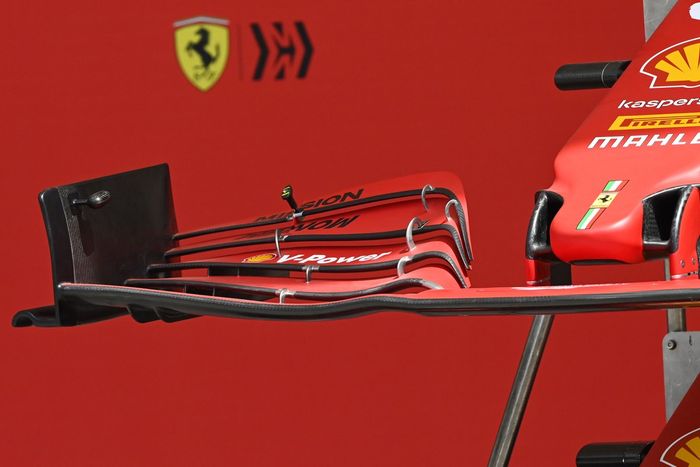 Alerón frontal del Ferrari SF21