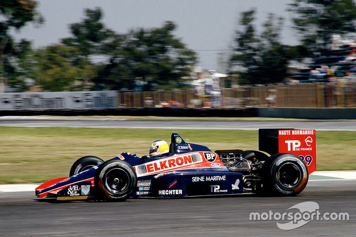 #29: Yannick Dalmas, Larrousse/Lola LC87, Cosworth