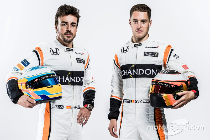McLaren MCL32 drivers Fernando Alonso and Stoffel Vandoorne
