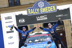 Elfyn Evans, Craig Parry, M-Sport Ford Fiesta WRC