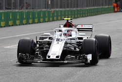Charles Leclerc, Sauber C37 on the grid