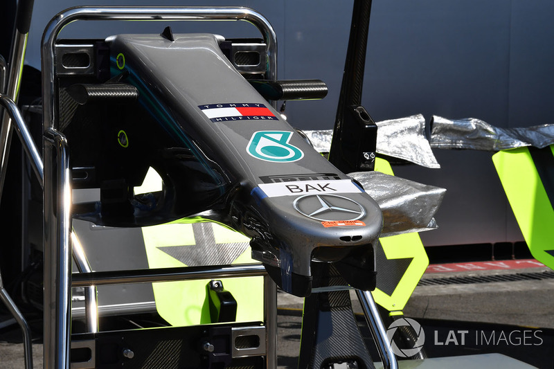 Mercedes-AMG F1 W09 EQ Power burun detayı