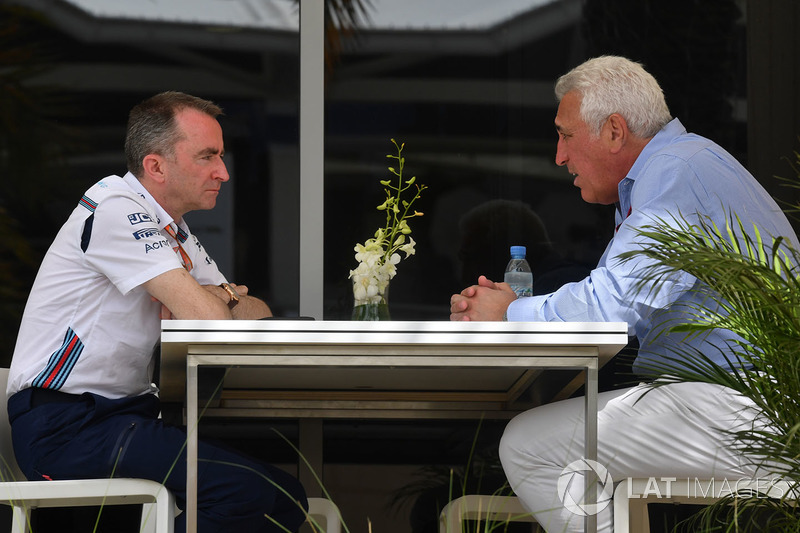 Lawrence Stroll, e Paddy Lowe, Direttore tecnico e azionista Williams