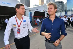Nico Rosberg in de paddock