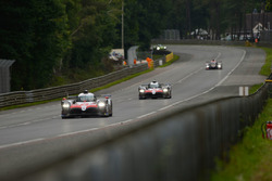 #7 Toyota Gazoo Racing Toyota TS050: Mike Conway, Kamui Kobayashi, Jose Maria Lopez, #8 Toyota Gazoo Racing Toyota TS050: Sébastien Buemi, Kazuki Nakajima, Fernando Alonso