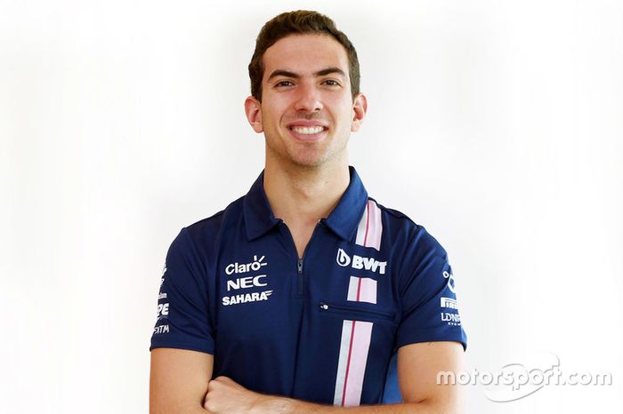 Nicholas Latifi, piloto de pruebas de Force India 