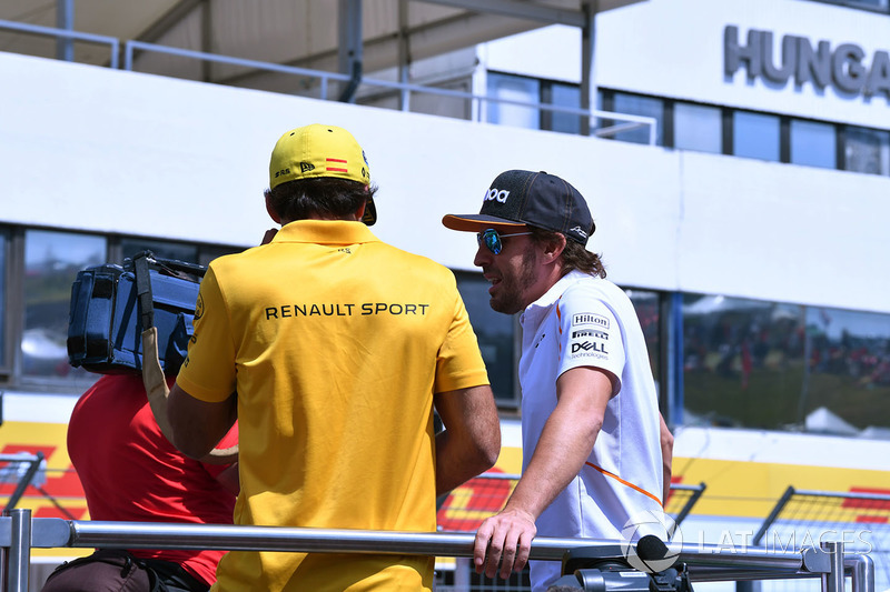 Fernando Alonso, McLaren en el drivers parade