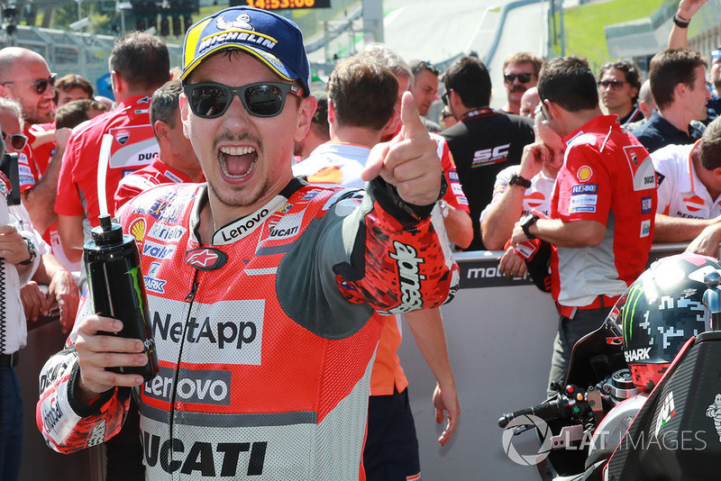 Переможець гонки Хорхе Лоренсо, Ducati Team