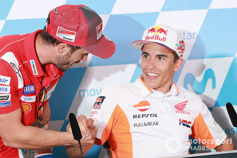 Андреа Довіціозо, Ducati Team, Марк Маркес, Repsol Honda Team