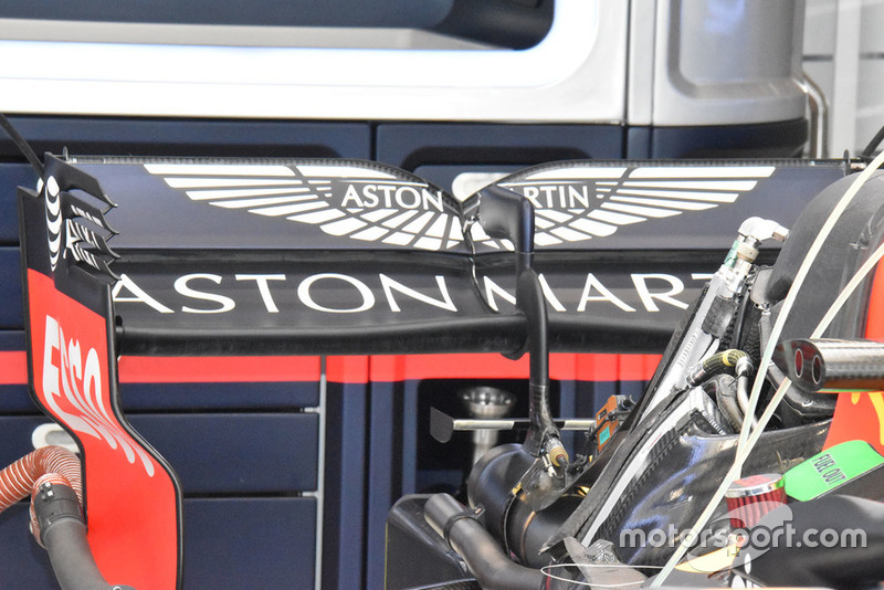 Detalle técnico trasero Red Bull Racing