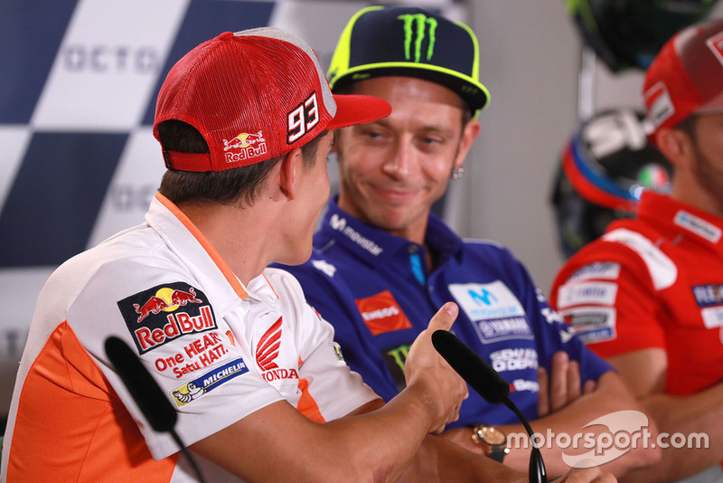 Валентино Россі, Yamaha Factory Racing, Марк Маркес, Repsol Honda Team