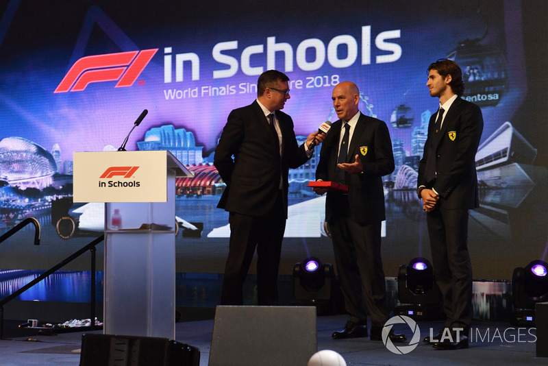 David Croft, Sky TV, Jock Clear, ingeniero jefe de Ferrari y Antonio Giovinazzi, Ferrari