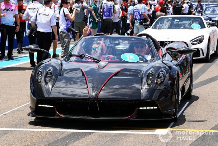 Desfile de pilotos Fernando Alonso, equipo Alpine F1 