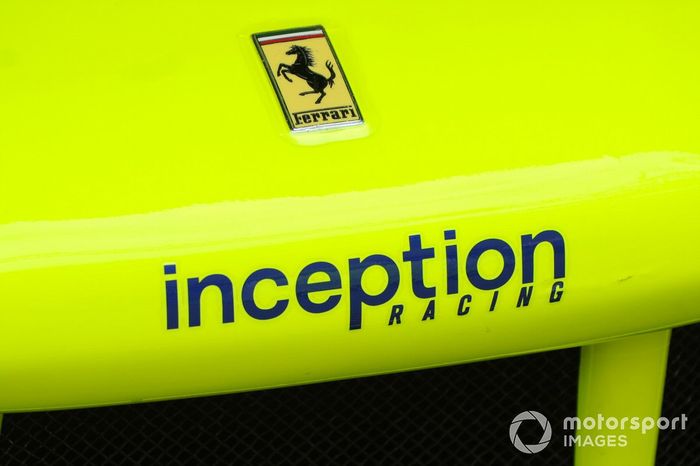 Inception Racing logo and Ferrari logo