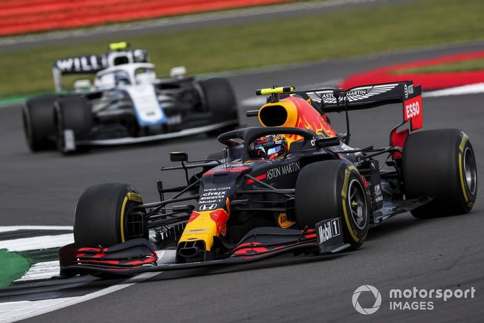 Alex Albon, Red Bull Racing RB16, Nicholas Latifi, Williams FW43