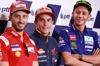 Dovizioso. Marc Marquez, Repsol Honda Team, Valentino Rossi, Yamaha Factory Racing