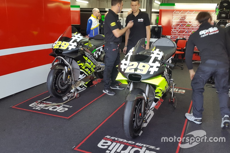 Motor van Andrea Iannone, Aprilia Racing Team Gresini
