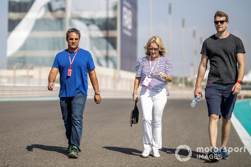 Juan Pablo Montoya, ispeziona il circuito