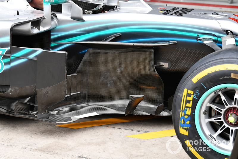 Mercedes-AMG F1 W09 EQ Power+ barge board detail
