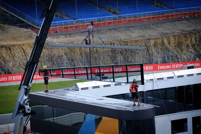 Paddock voorbereiding