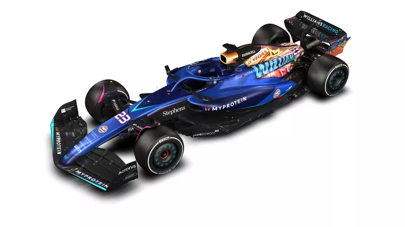 Williams FW45 Las Vegas-kleuren