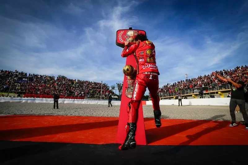 World champion Francesco Bagnaia, Ducati Team