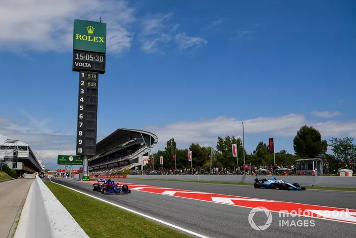 George Russell, Williams Racing FW42, Alexander Albon, Toro Rosso STR14
