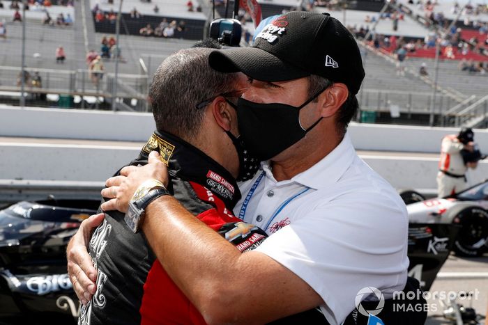 Tony Kanaan, A.J. Foyt Enterprises Chevrolet, Larry Foyt