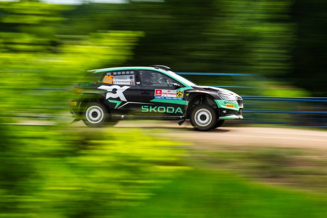 Gus Greensmith, Jonas Andersson, Toksport WRT Skoda Fabia RS Rally2