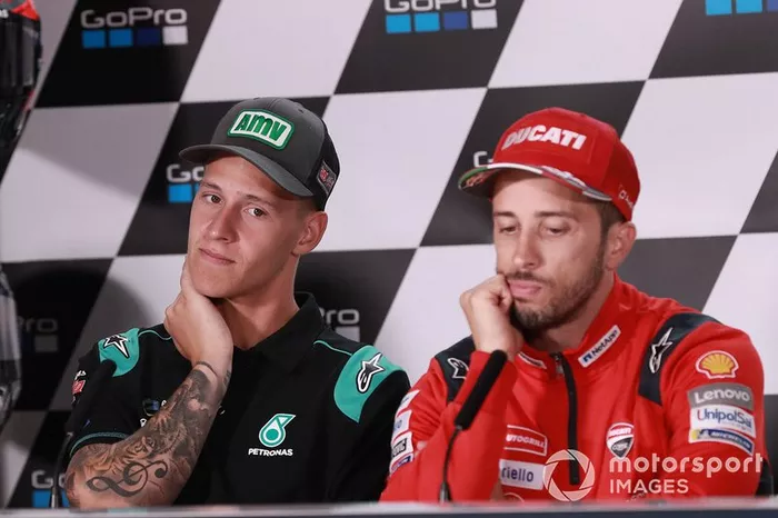 Fabio Quartararo, Petronas Yamaha SRT, Andrea Dovizioso, Ducati Team